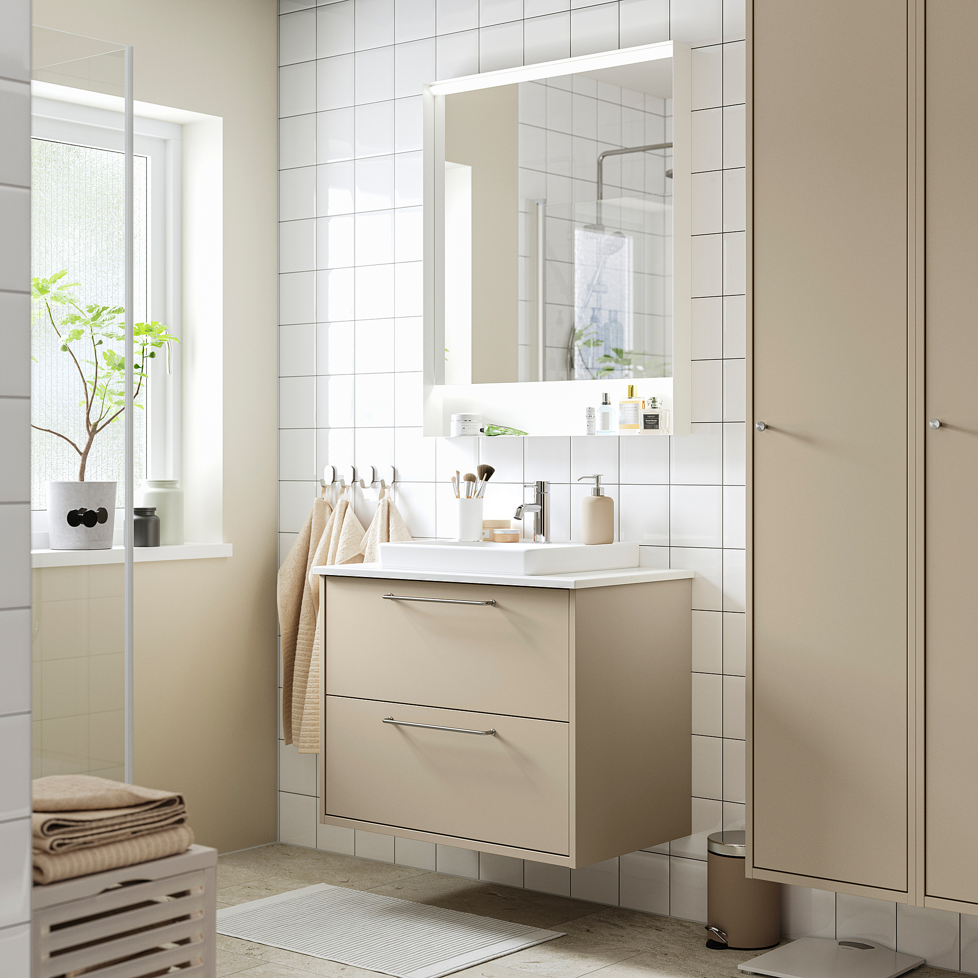 HAVBÄCK/ORRSJÖN wash-stnd w drawers/wash-basin