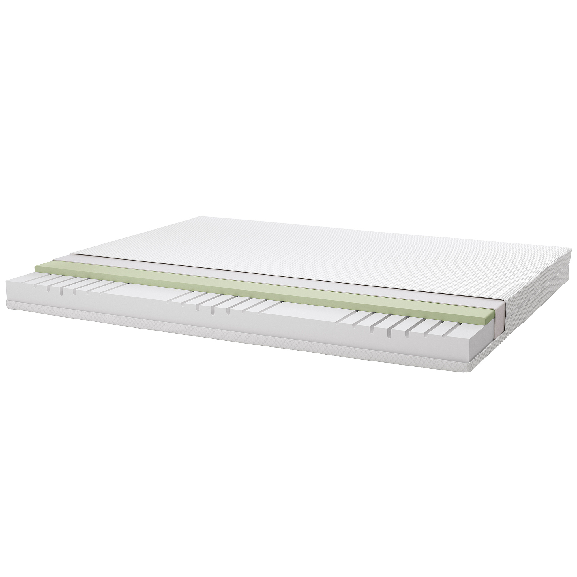 ÅBYGDA foam mattress, firm/white, single