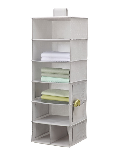 BLÄDDRARE hanging storage with 7 compartments
