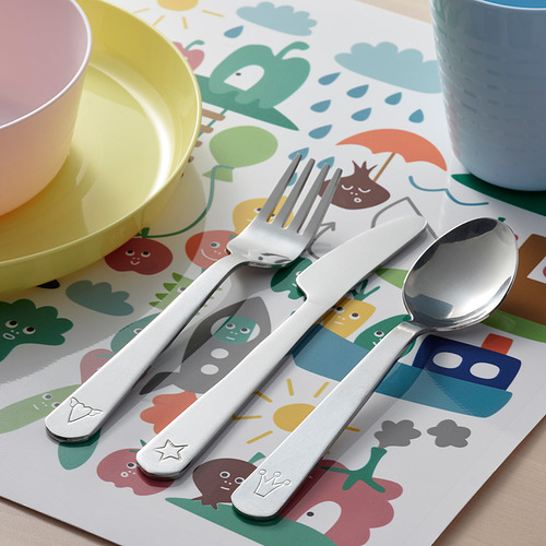 FABLER 3-piece cutlery set