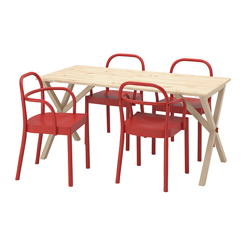STOCKHOLM 2025/IKEA PS 2026 table and 4 chairs