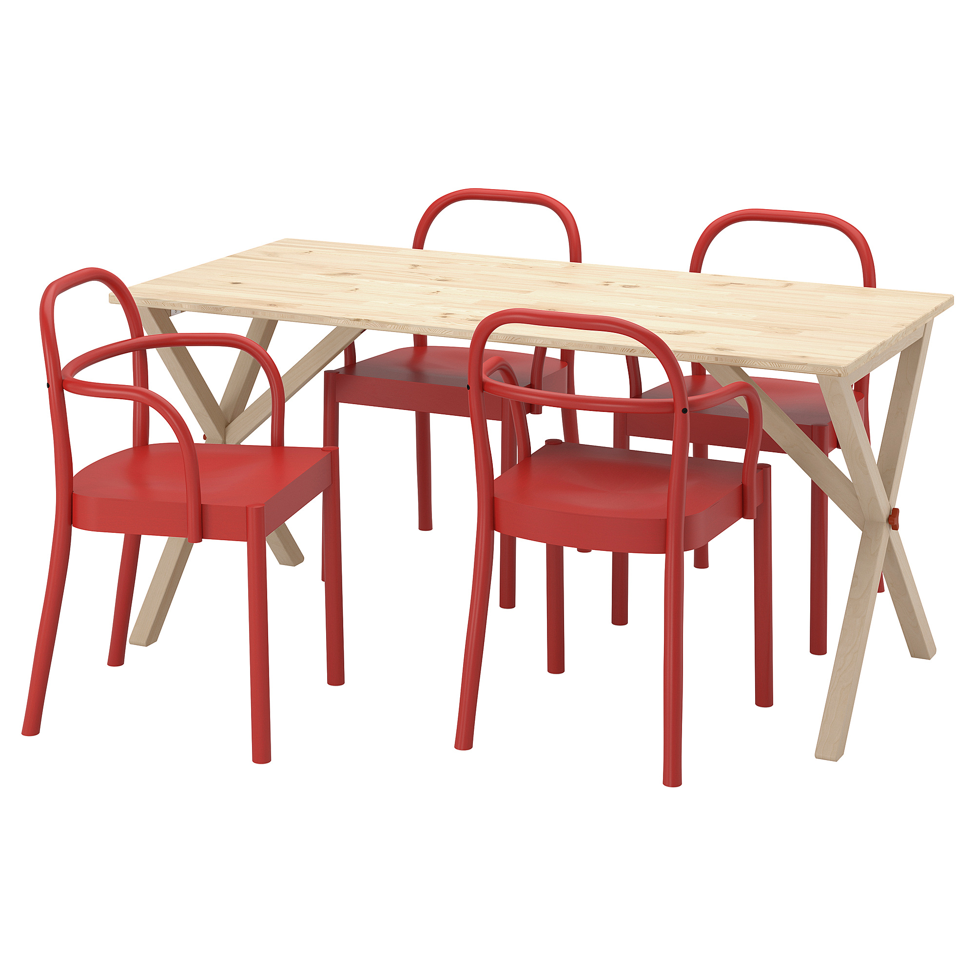 STOCKHOLM 2025/IKEA PS 2026 table and 4 chairs