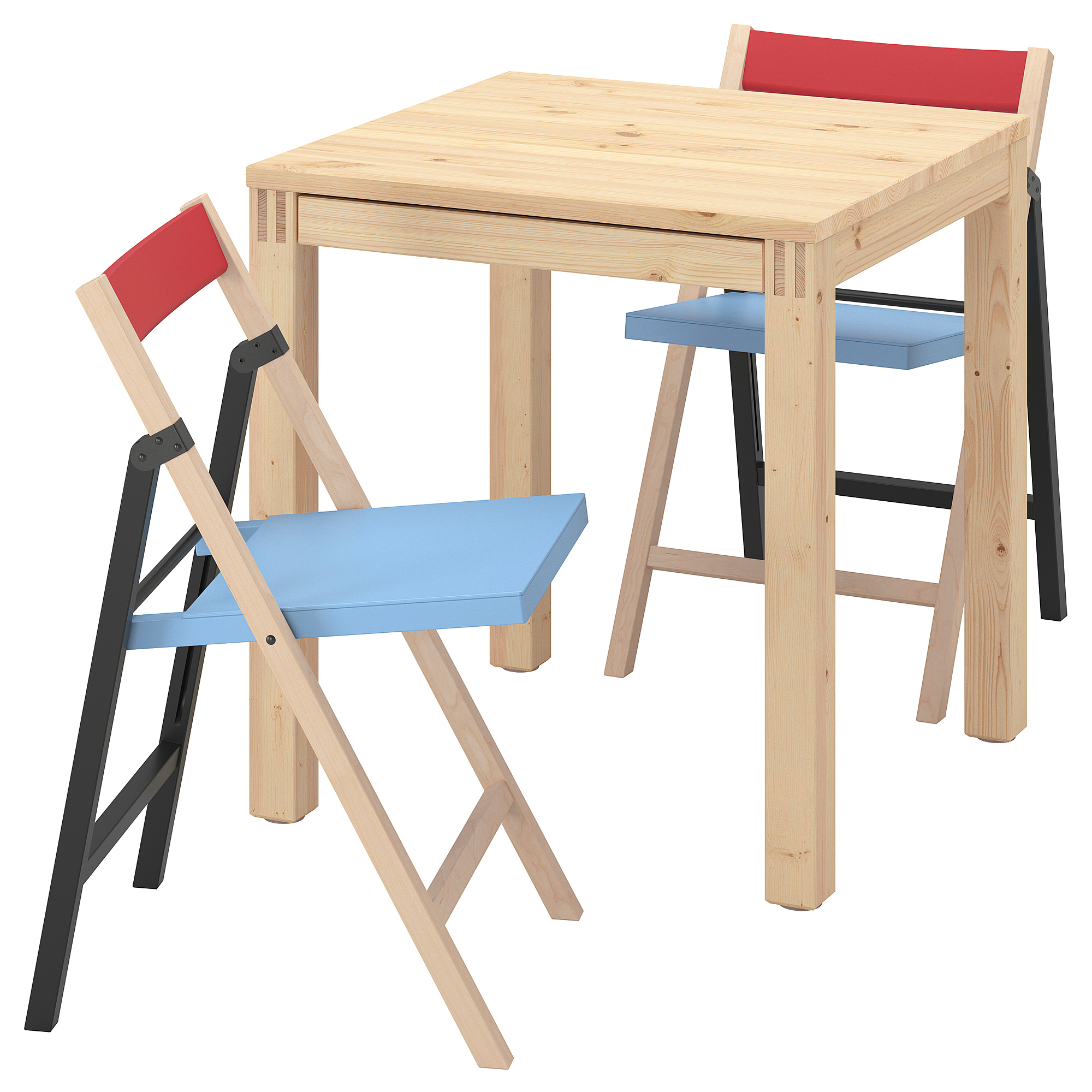IKEA PS 2026 檯連2張摺椅