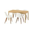 TONSTAD/GRÖNSTA table and 4 chairs