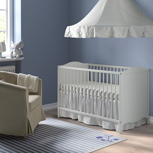Grey ikea cot 2025