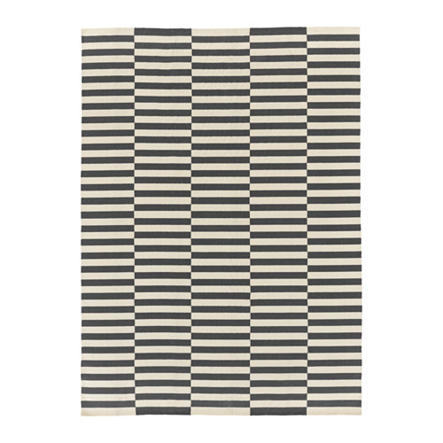 STOCKHOLM 2017 rug, flatwoven, 250x350 cm, handmade/striped grey