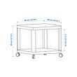TINGBY side table on castors