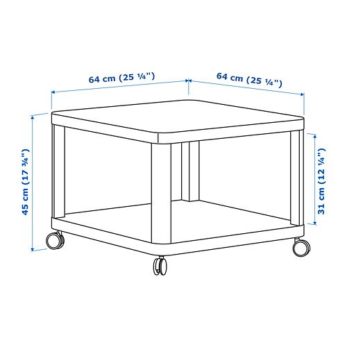 TINGBY side table on castors