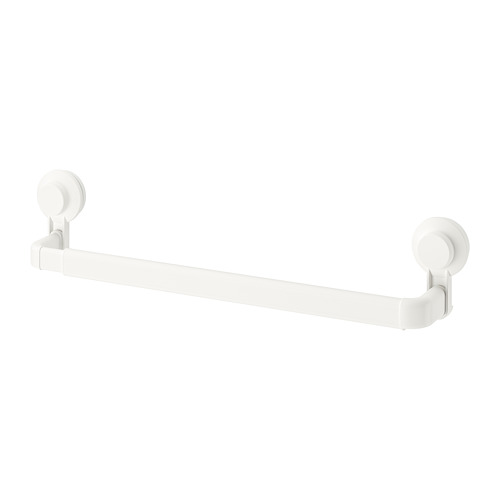 TISKEN towel rack with suction cup