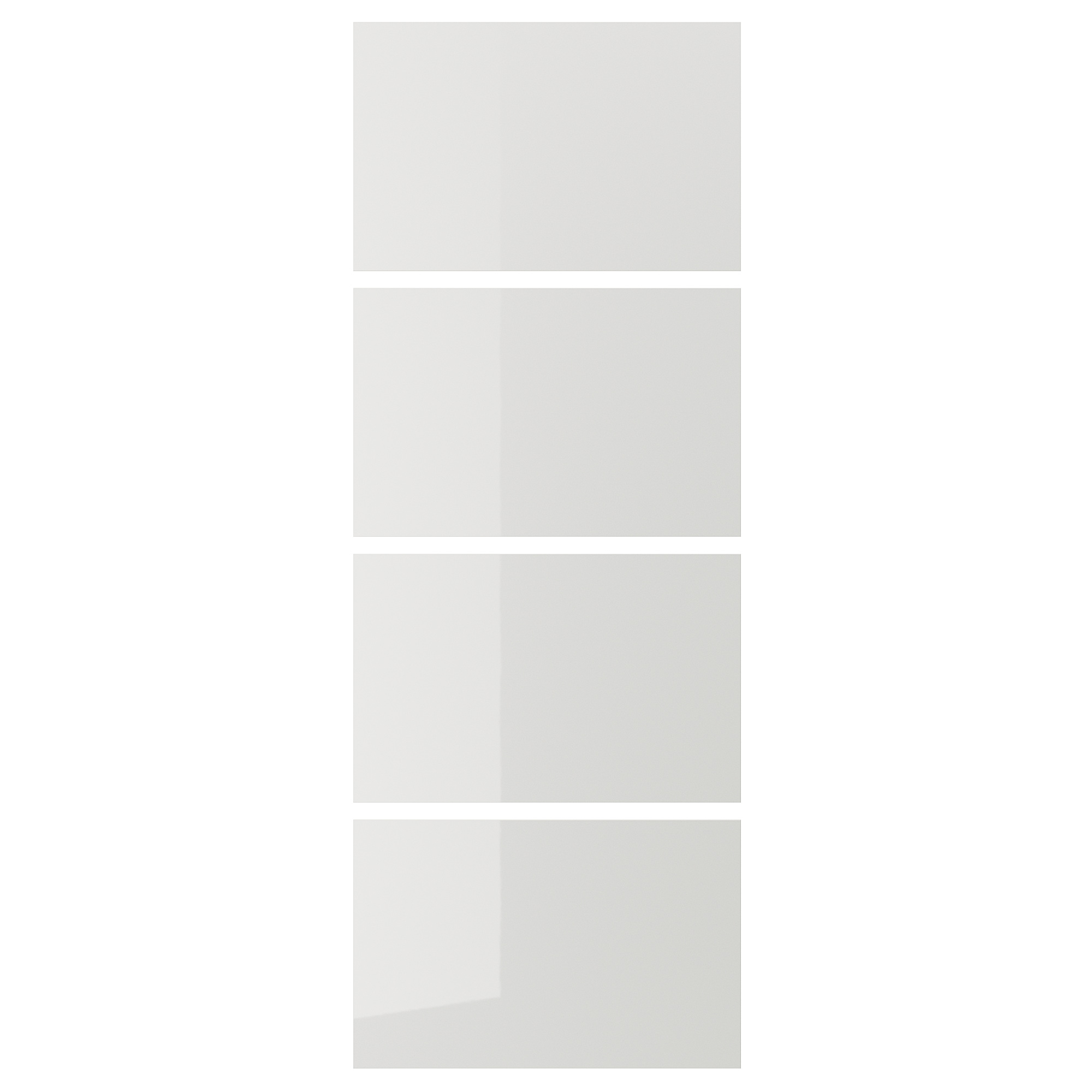 HOKKSUND 4 panels for sliding door frame