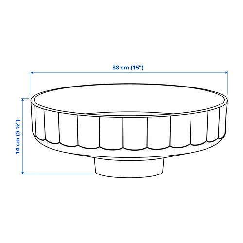 LERSJÖN countertop wash-basin w water trap