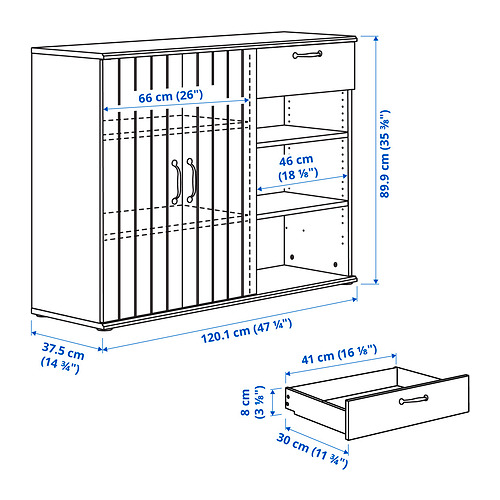 SKRUVBY 餐具櫃