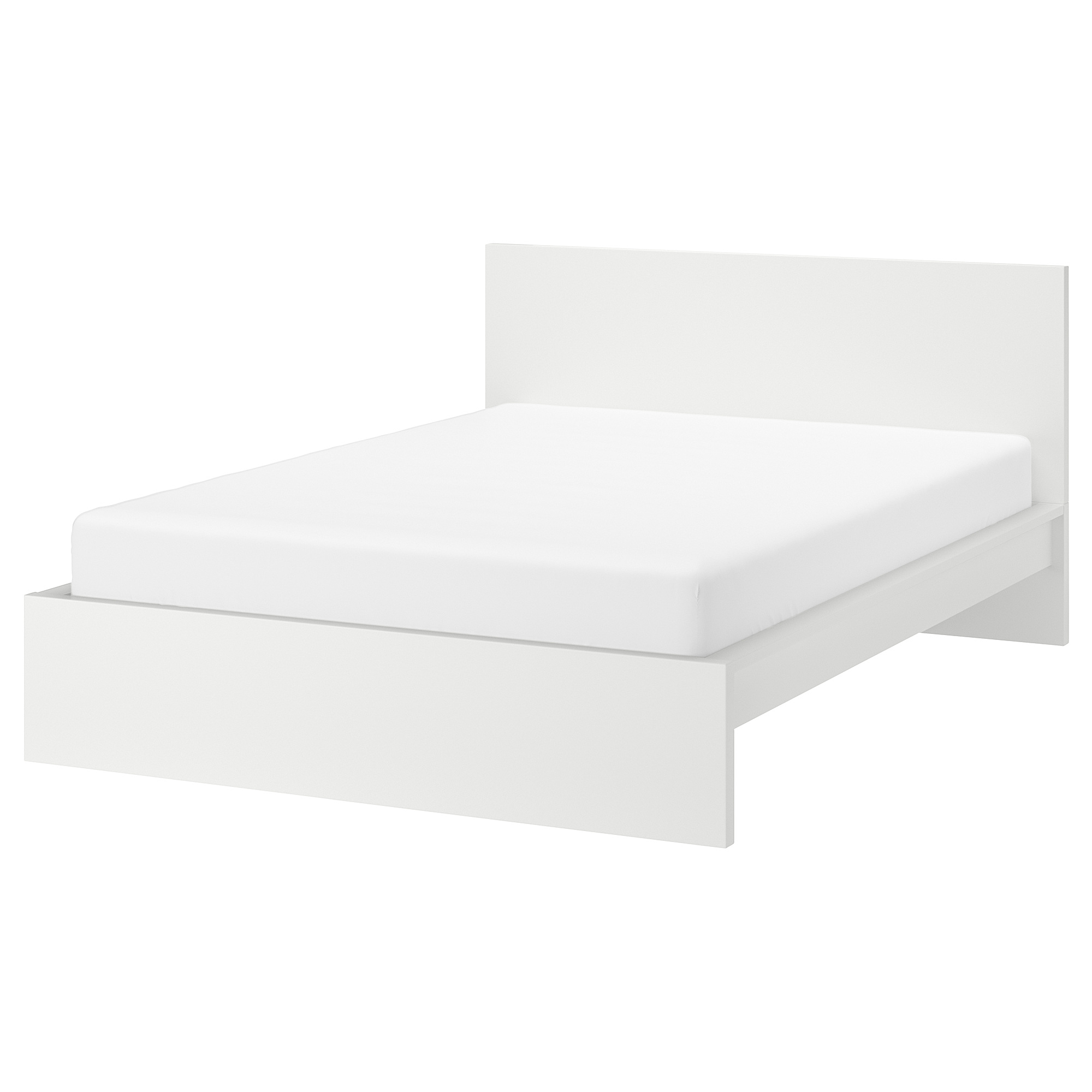 MALM bed frame, high, white/Luröy IKEA Hong Kong and Macau