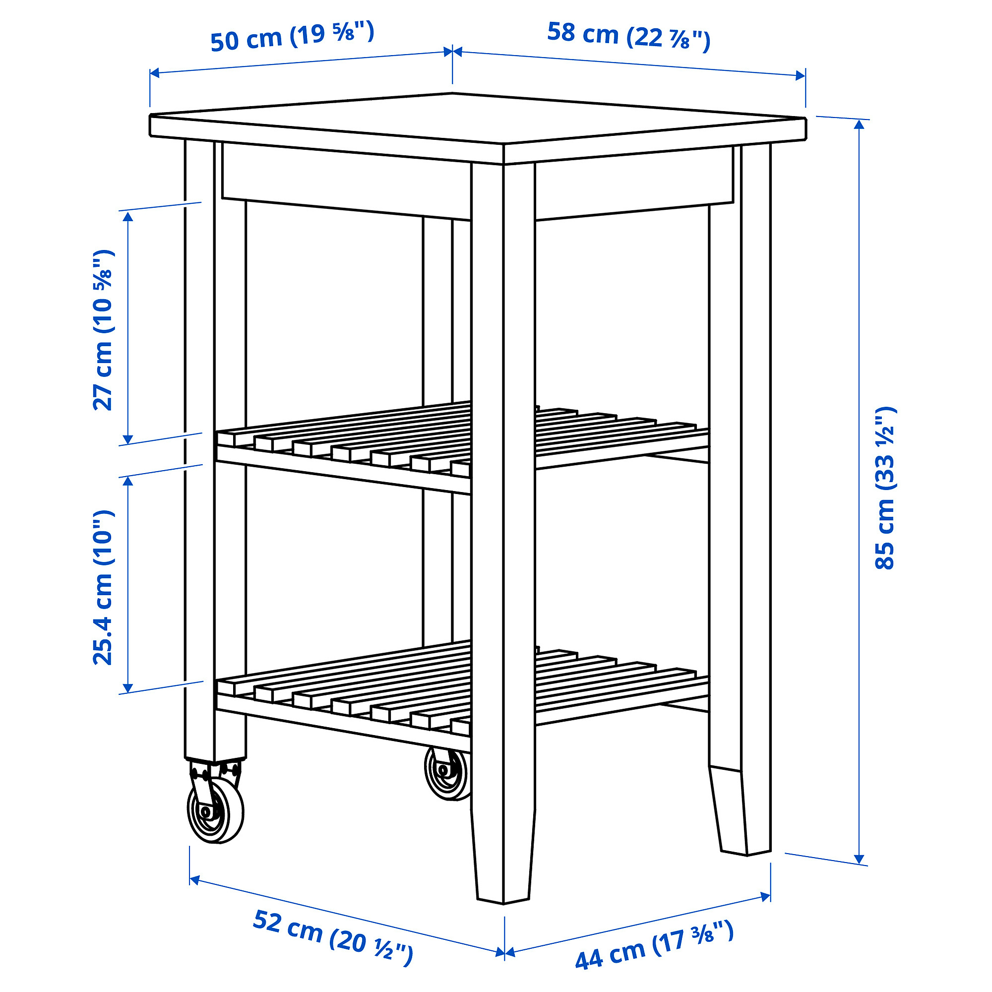 BEKVÄM kitchen trolley