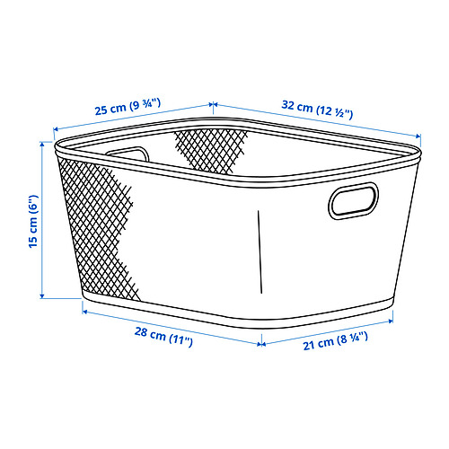 SLÅTTERÄNG storage basket