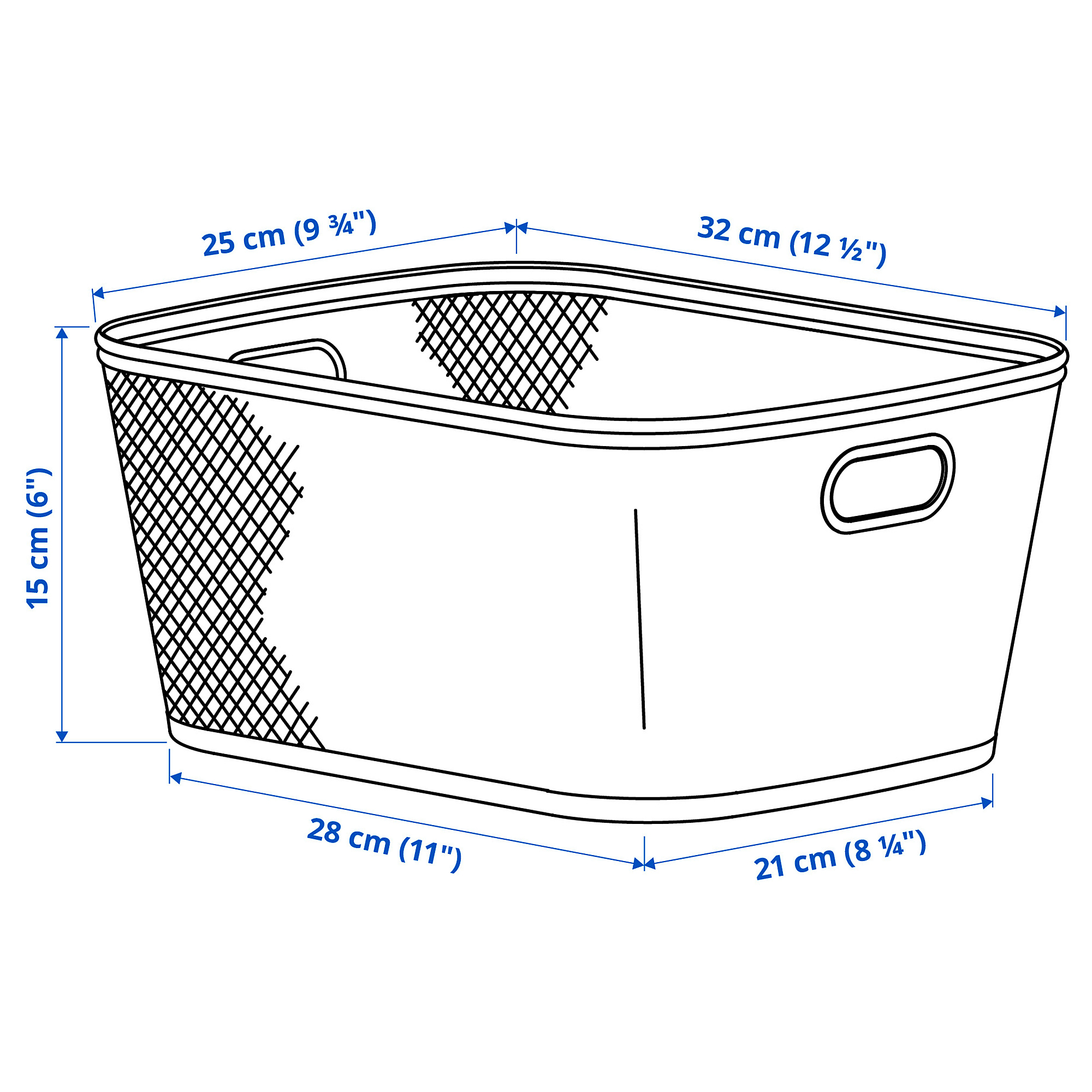 SLÅTTERÄNG storage basket