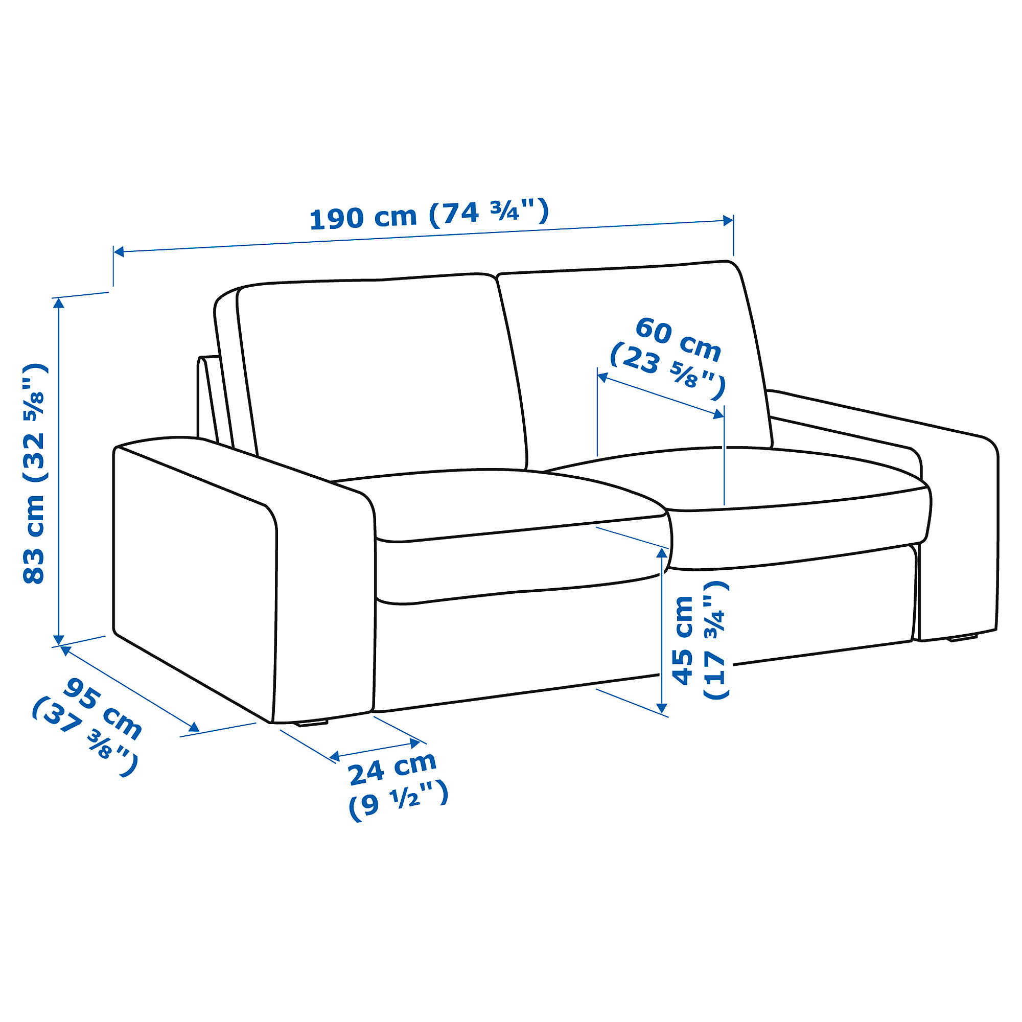 KIVIK 2seat sofa, Tibbleby beige/grey IKEA Hong Kong and Macau