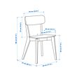 LISABO/LISABO table and 6 chairs