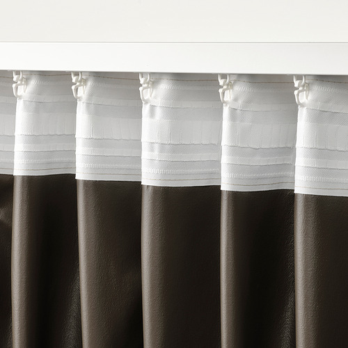 ROSENMANDEL room darkening curtains, 1 pair