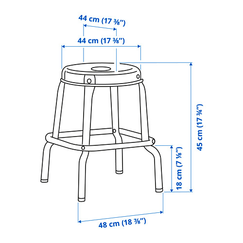 RÅSKOG stool