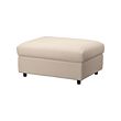 VIMLE cover for footstool with storage