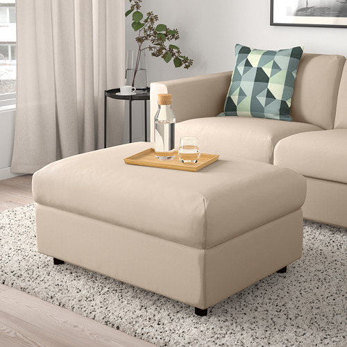 VIMLE footstool with storage