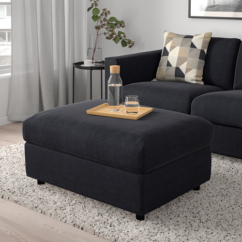 VIMLE footstool with storage