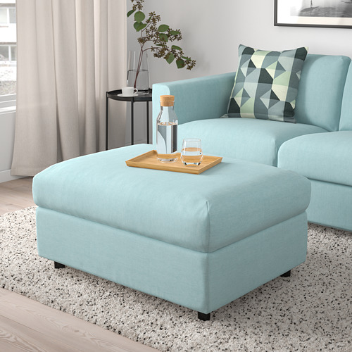 VIMLE footstool with storage