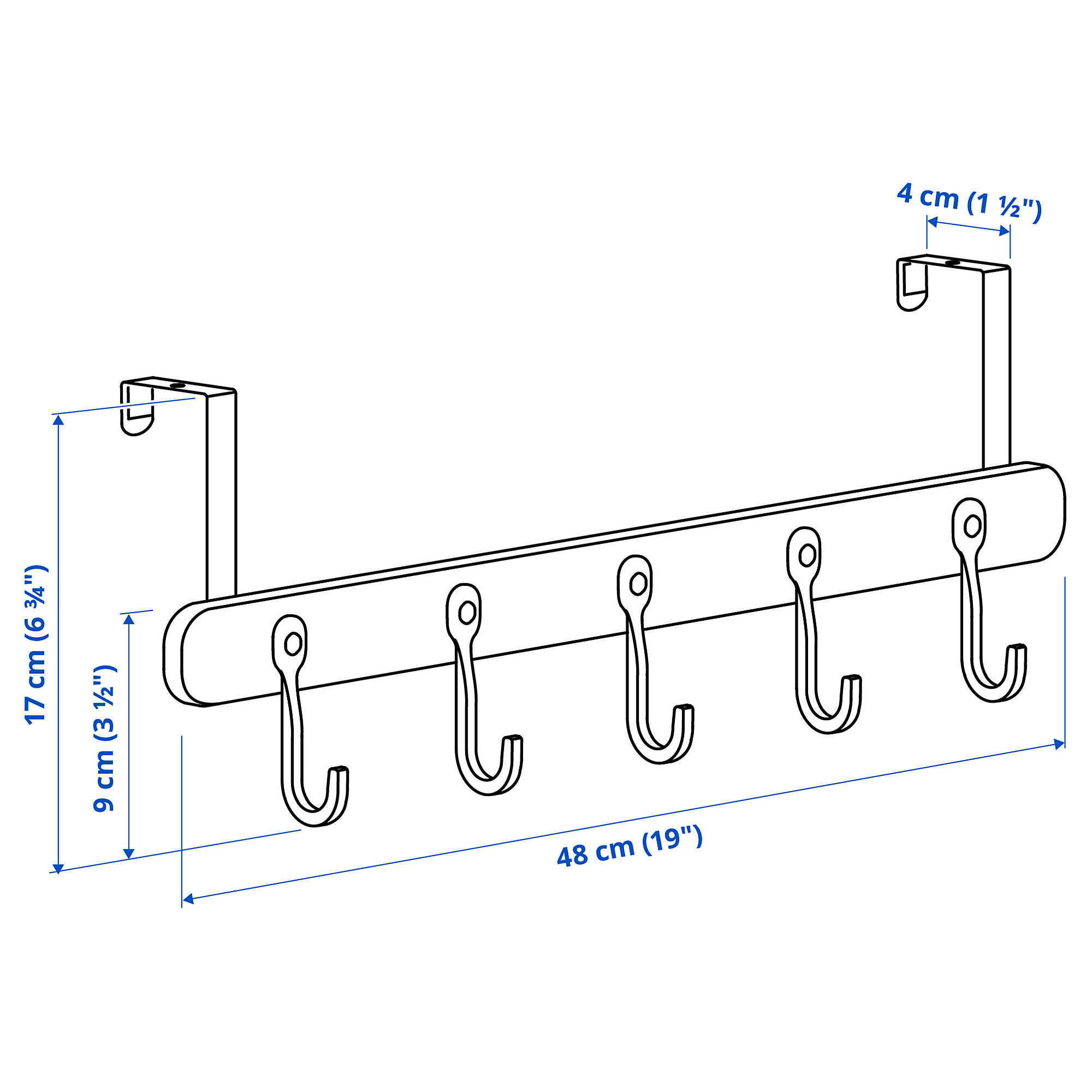 ÅRSJÖN hanger for door/wall