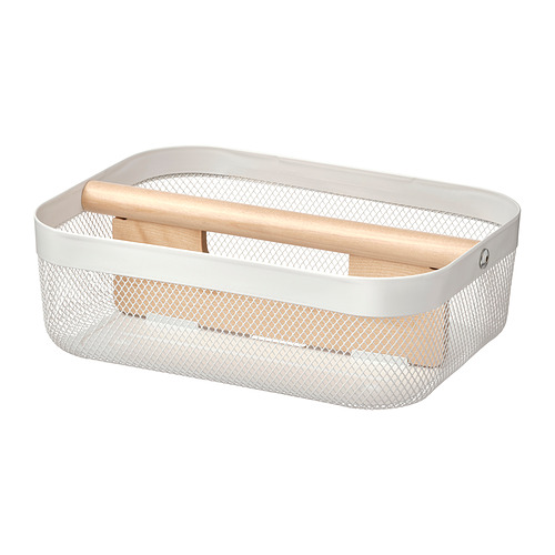 RISATORP basket with compartments, 33x24x11 cm