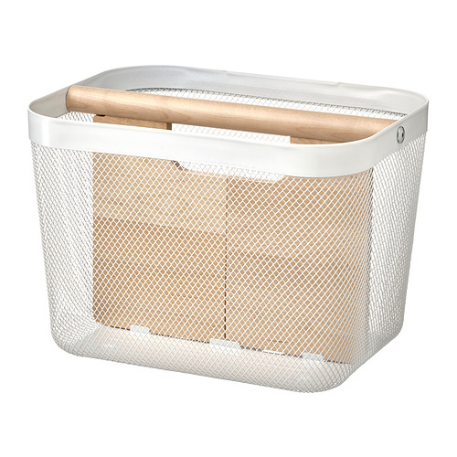 RISATORP basket with compartments, 33x24x23 cm