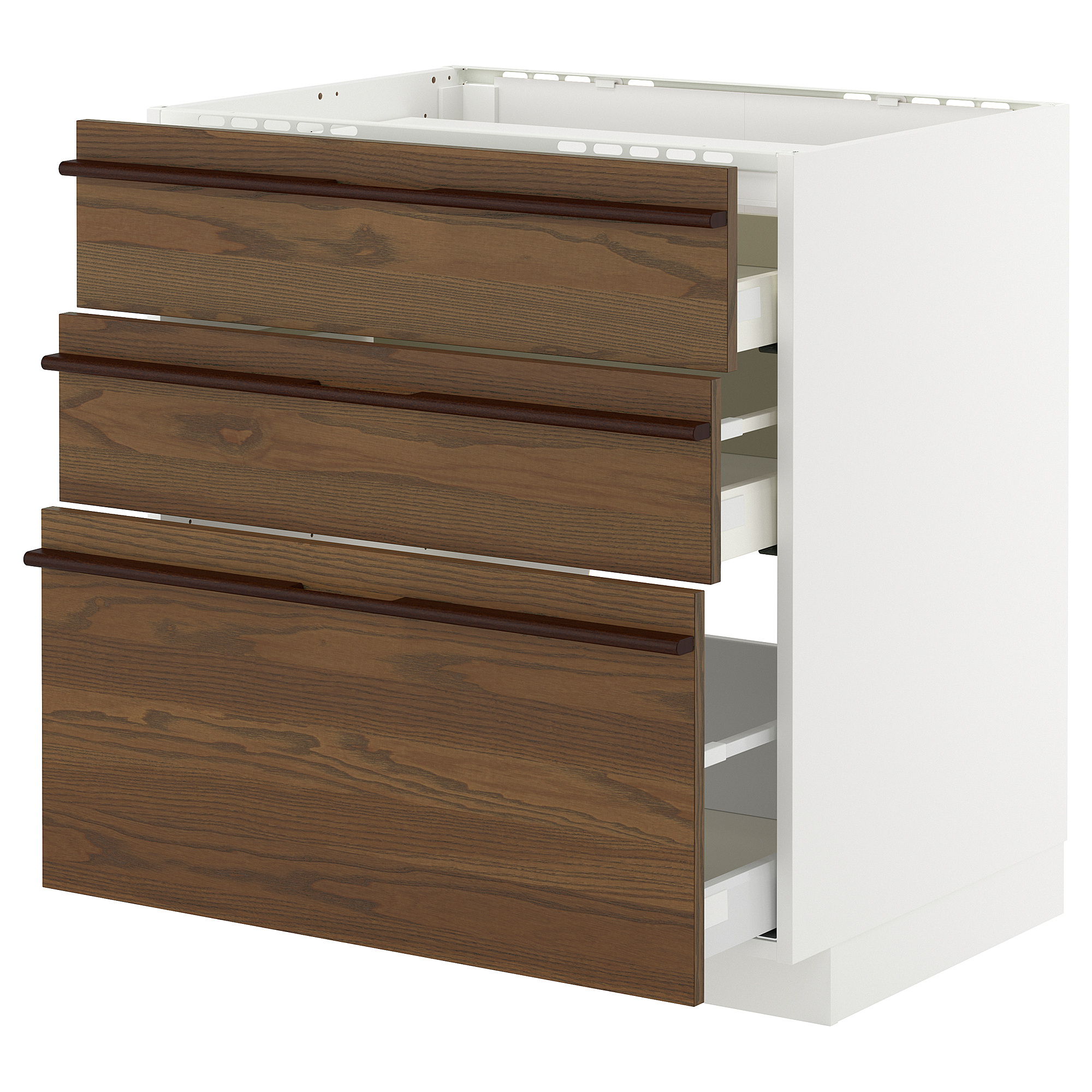 METOD/MAXIMERA base cab f hob/3 fronts/3 drawers