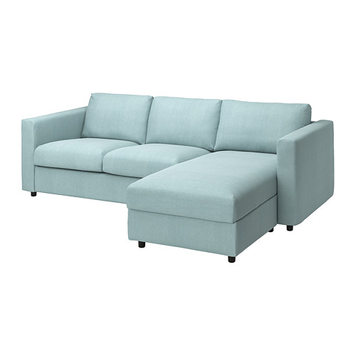 VIMLE cover 3-seat sofa w chaise longue