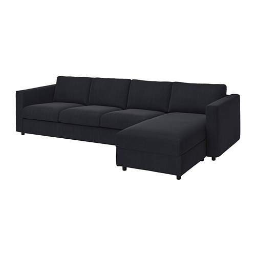 VIMLE cover 4-seat sofa w chaise longue