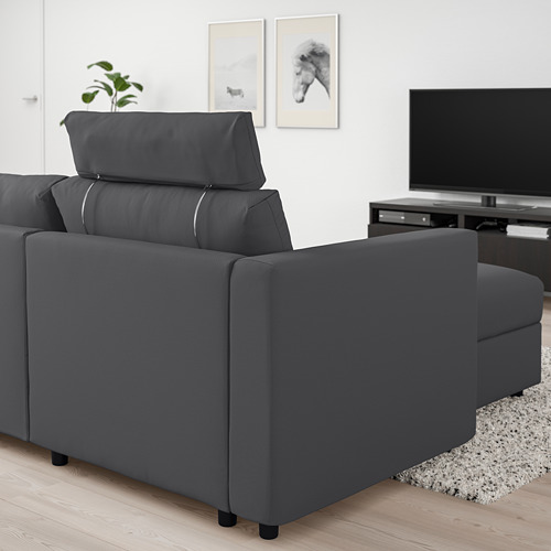 VIMLE 3-seat sofa with chaise longue