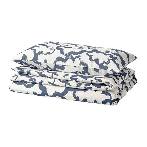 EKPURPURMAL duvet cover and pillowcase