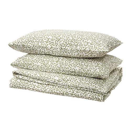 SORGMANTEL duvet cover and 2 pillowcases