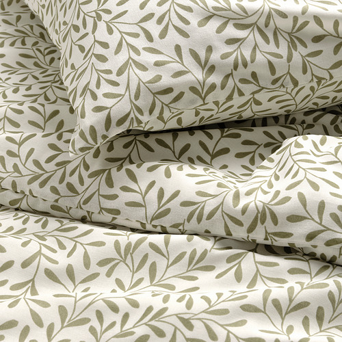 SORGMANTEL duvet cover and 2 pillowcases