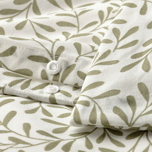 SORGMANTEL duvet cover and 2 pillowcases