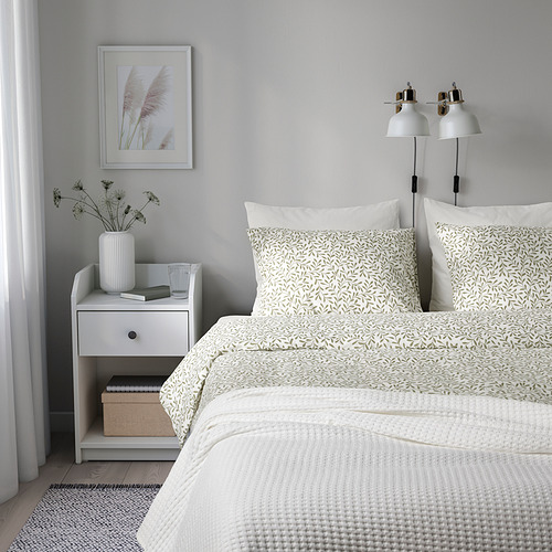 SORGMANTEL duvet cover and 2 pillowcases