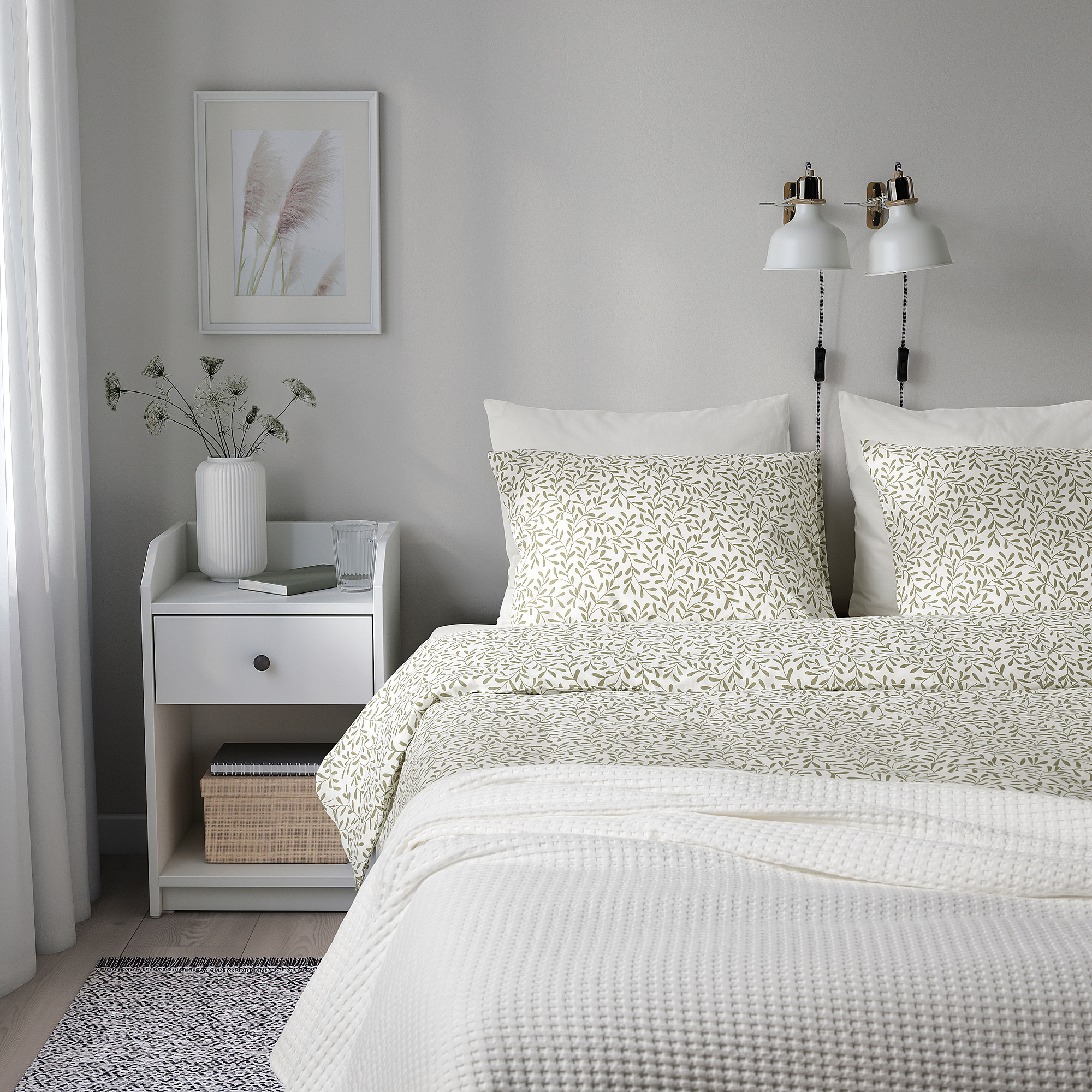 SORGMANTEL duvet cover and pillowcase