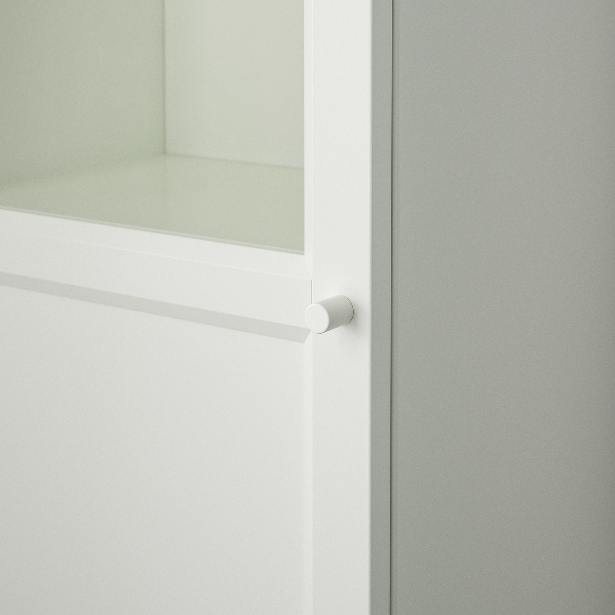 BILLY/OXBERG bookcase w hght ext ut/pnl/glss drs