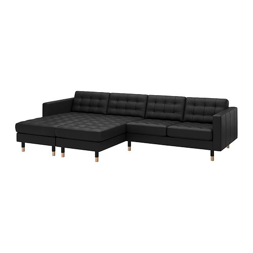 LANDSKRONA 4-seat sofa with chaise longues