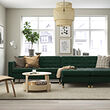 LANDSKRONA 4-seat sofa with chaise longues