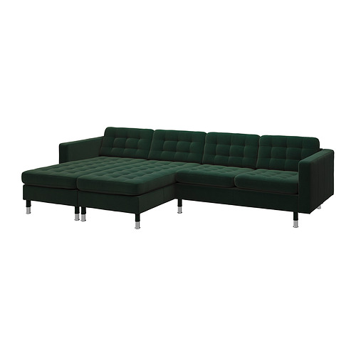 LANDSKRONA 4-seat sofa with chaise longues