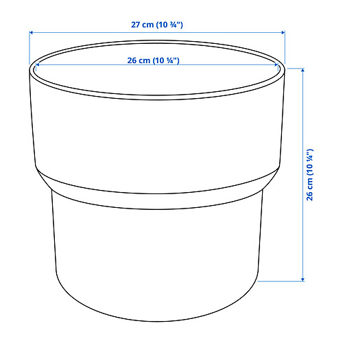 FÖRENLIG plant pot