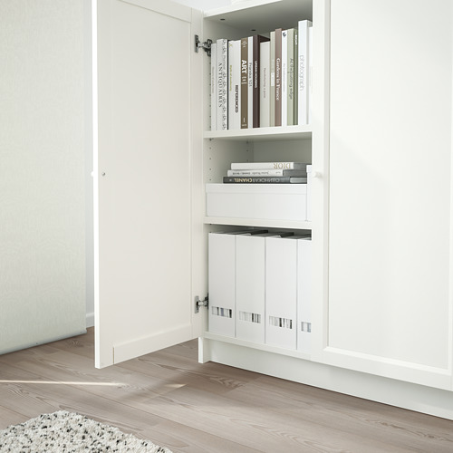 BILLY/OXBERG bookcase with doors