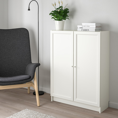 BILLY/OXBERG bookcase with doors