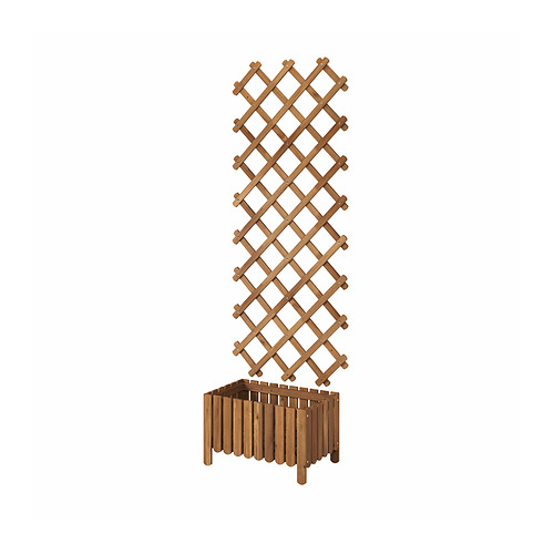 ASKHOLMEN flower box w trellis, outdoor