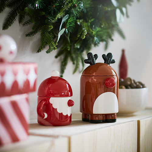 VINTERFINT bowl with lid